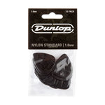 Dunlop Nylon Standard Guitar Picks - 12-Pack - 1.0mm - Black