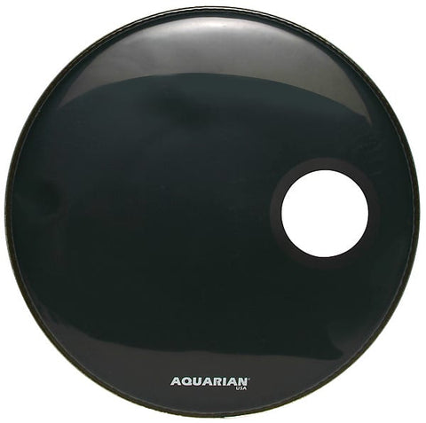 Aquarian 20" Regulator Resonant 1ply W/ Port Bass Drum Head