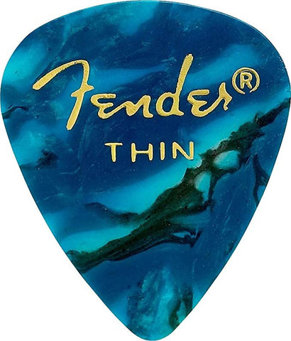 Fender 351 Shape Premium Thin Ocean Turquoise Pick