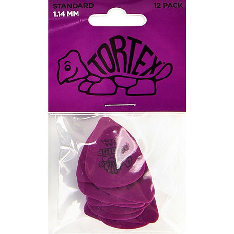 Jim Dunlop Tortex Purple 1.14 Guitar Picks