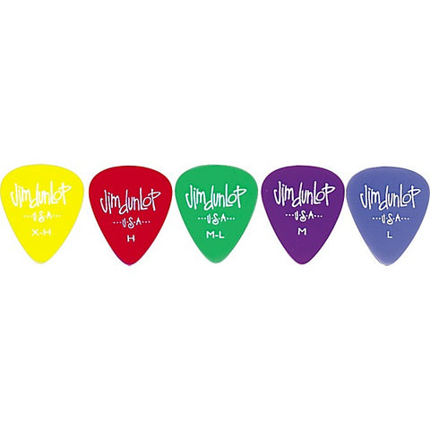 Dunlop Jim Gels Players Picks - Medium Light, Green