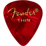 Fender 351 Shape Premium Thin Red Moto Pick