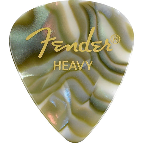 Fender Premium Picks - Heavy, 351 Shape, Abalone