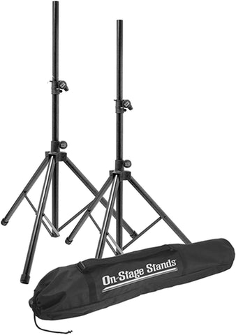 On-Stage SSP7900 All-Aluminum Speaker Stand Package with Bag - Texas Tour Gear