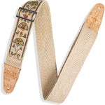 Levy's Leathers 2" Wide Vegan Friendly Hemp Webbing Guitar Strap; Egyptian Pattern (MH8P-004) - Texas Tour Gear