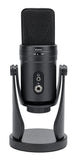 G-Track Pro USB Microphone with Built-In Audio Interface (Black)