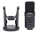 G-Track Pro USB Microphone with Built-In Audio Interface (Black)